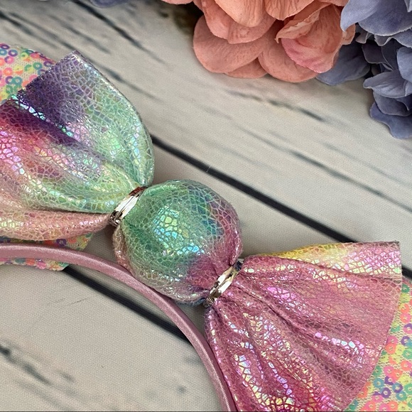 Minnie Mouse Confetti Sequin Headband & Candy Bow - Picture 7 of 13